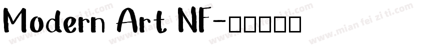 Modern Art NF字体转换